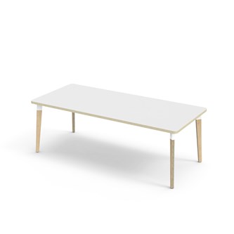 Bord Grow akustikklaminat 180x80 cm hvit mansjett