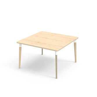 Bord Grow FSC akustikklaminat 120x120 cm hvit mansjett