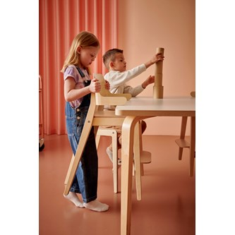 Bord Grow HT 120x80 cm hvit mansjett