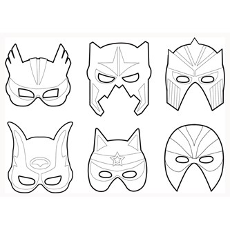 Papirmasker superhelter