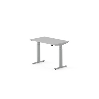 Skrivebord Work FSC BX HT 100x60 cm sølv