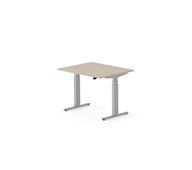 Skrivebord Work FSC BX T-E 100x80 cm sølvfarget stativ