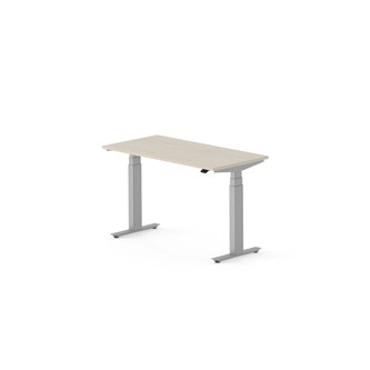 Skrivebord Work FSC BX T-E 120x60 cm sølvfarget stativ