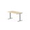 Skrivebord Work FSC BX HT 140x70 cm sølv