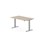 Skrivebord Work FSC BX HT 140x80 cm sølv