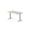 Skrivebord Work FSC BX T-E 140x80 cm sølvfarget stativ