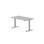 Skrivebord Work FSC BX HT 140x80 cm sølv