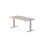 Skrivebord Work FSC BX HT 160x80 cm sølv