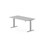 Skrivebord Work FSC BX HT 160x80 cm sølv