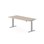 Skrivebord Work FSC BX HT 180x80 cm sølv