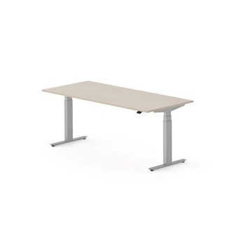 Skrivebord Work FSC BX T-E 180x80 cm sølvfarget stativ