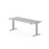 Skrivebord Work FSC BX HT 200x80 cm sølv