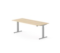 Skrivebord Chat FSC BX 200x80 cm sølv