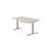 Skrivebord Work FSC BX T-E høyre 160x120 cm sølvfarget stativ