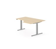 Skrivebord Chat FSC BX høyre 160x120 cm sølv