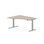 Skrivebord Work FSC BX HT venstre 160x120 cm sølv