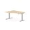 Skrivebord Work FSC BX HT venstre 160x120 cm sølv
