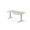 Skrivebord Work FSC BX T-E høyre 180x120 cm sølvfarget stativ