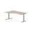 Skrivebord Work FSC BX HT venstre 180x120 cm sølv
