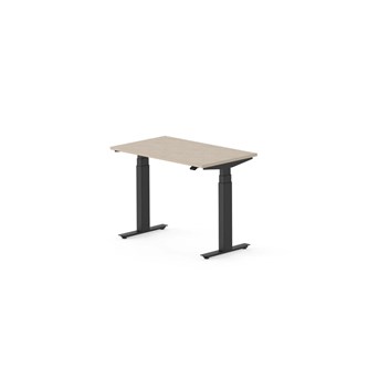 Skrivebord Work FSC BX HT 100x60 cm svart