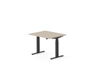 Skrivebord Work FSC BX T-E 100x80 cm svart stativ