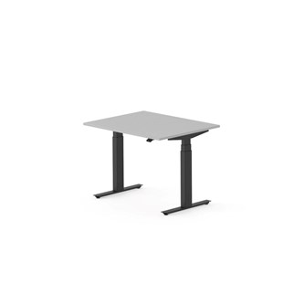 Skrivebord Work FSC BX T-E 100x80 cm svart stativ