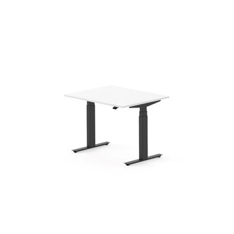 Skrivebord Work FSC BX T-E 100x80 cm svart stativ