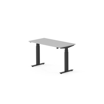 Skrivebord Work FSC BX HT 120x60 cm svart