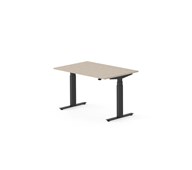 Skrivebord Work FSC BX T-E 120x80 cm svart stativ