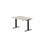 Skrivebord Work FSC BX T-E 120x80 cm svart stativ