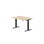 Skrivebord Work FSC BX HT 120x80 cm svart
