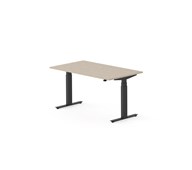 Skrivebord Work FSC BX T-E 140x80 cm svart stativ