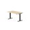 Skrivebord Work FSC BX HT 140x80 cm svart