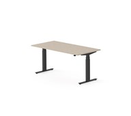 Skrivebord Work FSC BX T-E 160x80 cm svart stativ