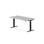 Skrivebord Work FSC BX HT 160x80 cm svart