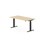 Skrivebord Work FSC BX HT 160x80 cm svart