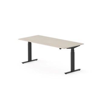 Skrivebord Work FSC BX T-E 180x80 cm svart stativ