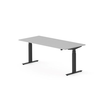 Skrivebord Work FSC BX HT 180x80 cm svart