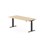 Skrivebord Work FSC BX HT 180x80 cm svart