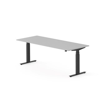 Skrivebord Work FSC BX HT 200x80 cm svart