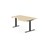Skrivebord Work FSC BX HT høyre 160x120 cm svart