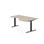 Skrivebord Work FSC BX HT høyre 180x120 cm svart
