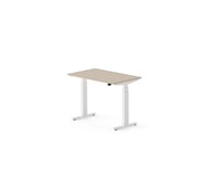 Skrivebord Work FSC BX T-E 100x60 cm hvitt stativ