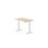 Skrivebord Work FSC BX HT 100x60 cm hvitt