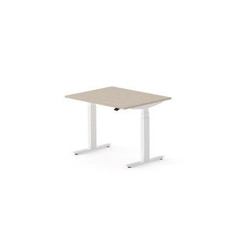 Skrivebord Work FSC BX HT 100x80 cm hvitt