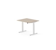 Skrivebord Work FSC BX T-E 100x80 cm hvitt stativ