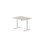 Skrivebord Work FSC BX T-E 100x80 cm hvitt stativ