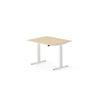 Skrivebord Work FSC BX HT 100x80 cm hvitt