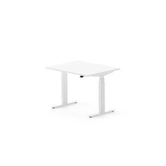 Skrivebord Work FSC BX HT 100x80 cm hvitt