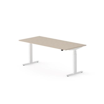 Skrivebord Work FSC BX HT 180x80 cm hvitt